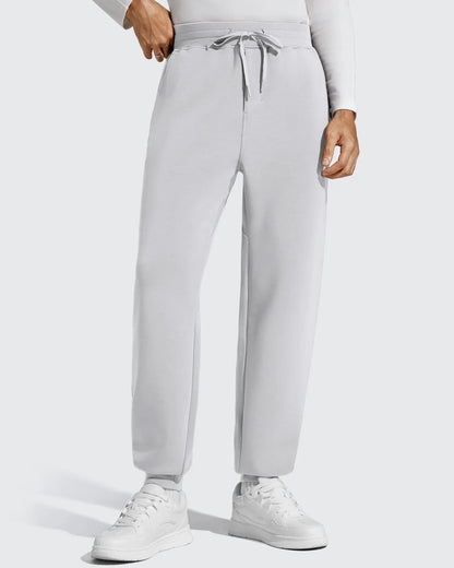 Pantalones de chándal térmicos con cordón y forro polar para hombre Smoofit
