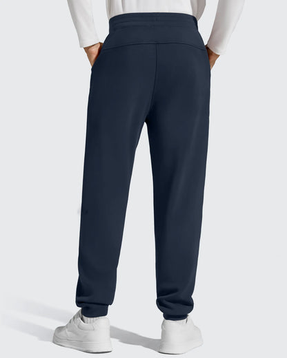 Pantalones de chándal térmicos con cordón y forro polar para hombre Smoofit