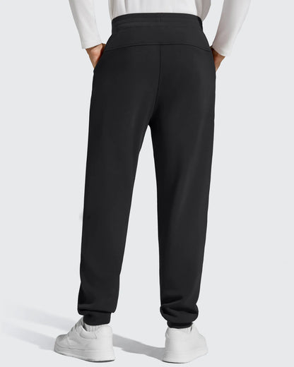 Pantalones de chándal térmicos con cordón y forro polar para hombre Smoofit