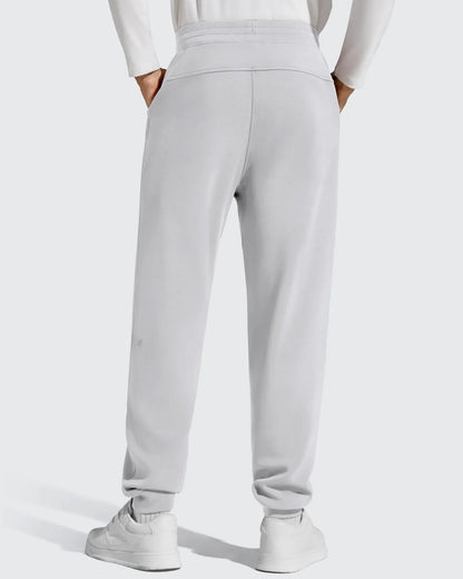 Pantalones de chándal térmicos con cordón y forro polar para hombre Smoofit