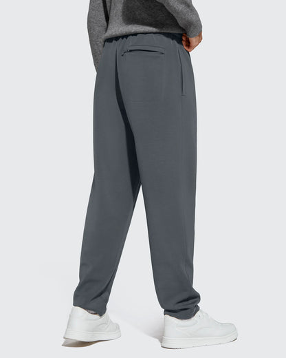 Pantalones de chándal térmicos con cordón y forro polar para hombre Smoofit