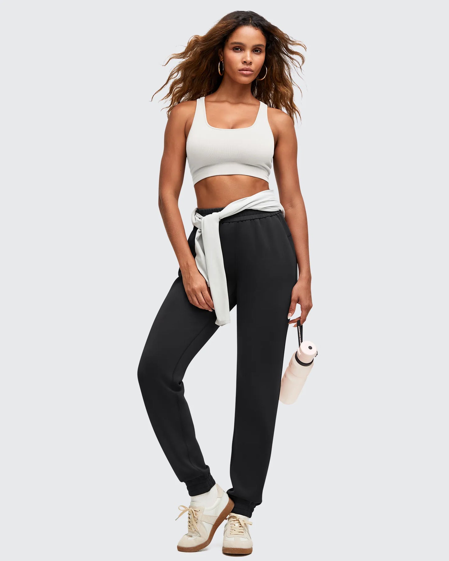 Pantalones deportivos Smoofit Modal con ajuste de cordón interno en el dobladillo