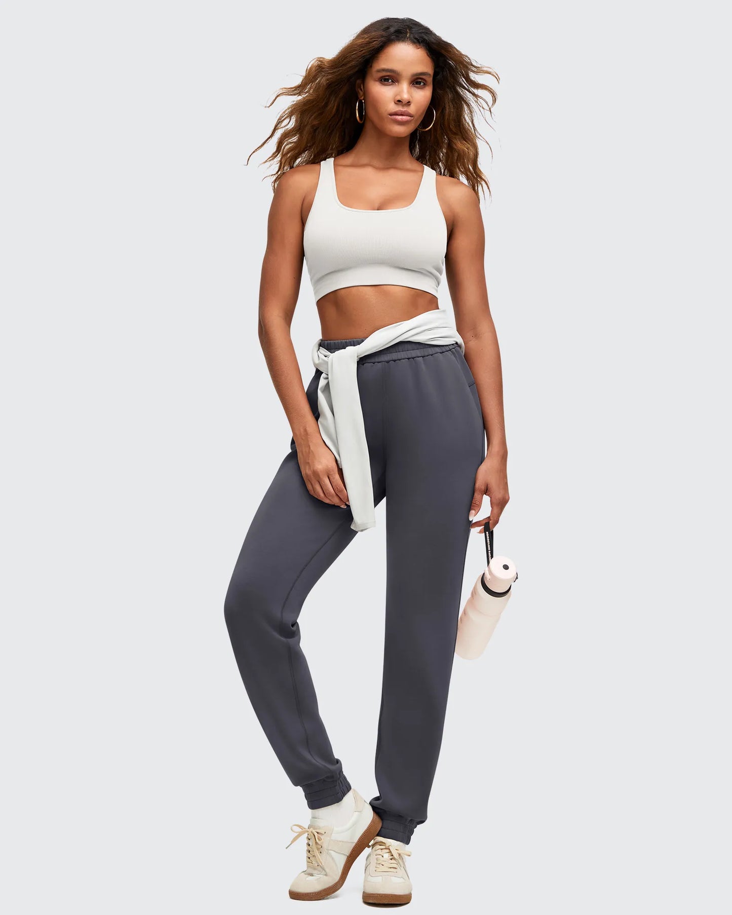 Pantalones deportivos Smoofit Modal con ajuste de cordón interno en el dobladillo