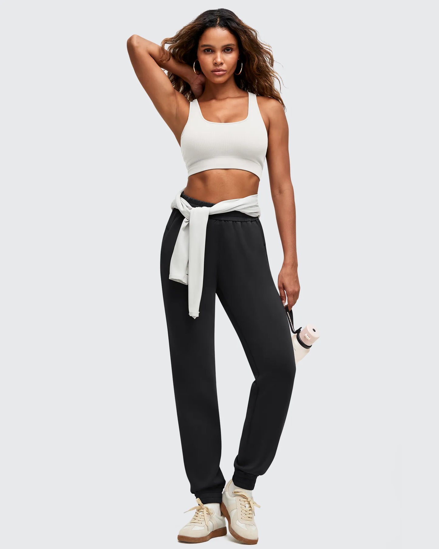 Pantalones deportivos Smoofit Modal con ajuste de cordón interno en el dobladillo