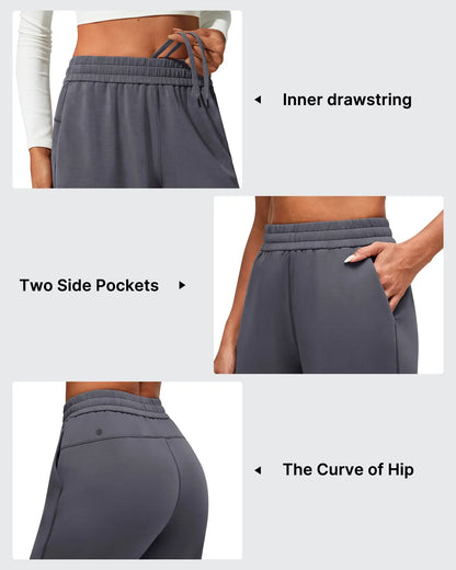 Pantalones deportivos Smoofit Modal con ajuste de cordón interno en el dobladillo