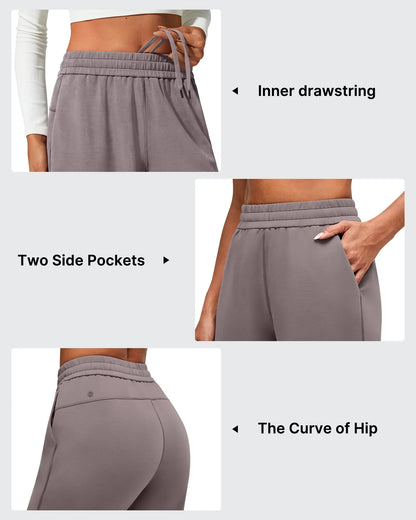 Pantalones deportivos Smoofit Modal con ajuste de cordón interno en el dobladillo
