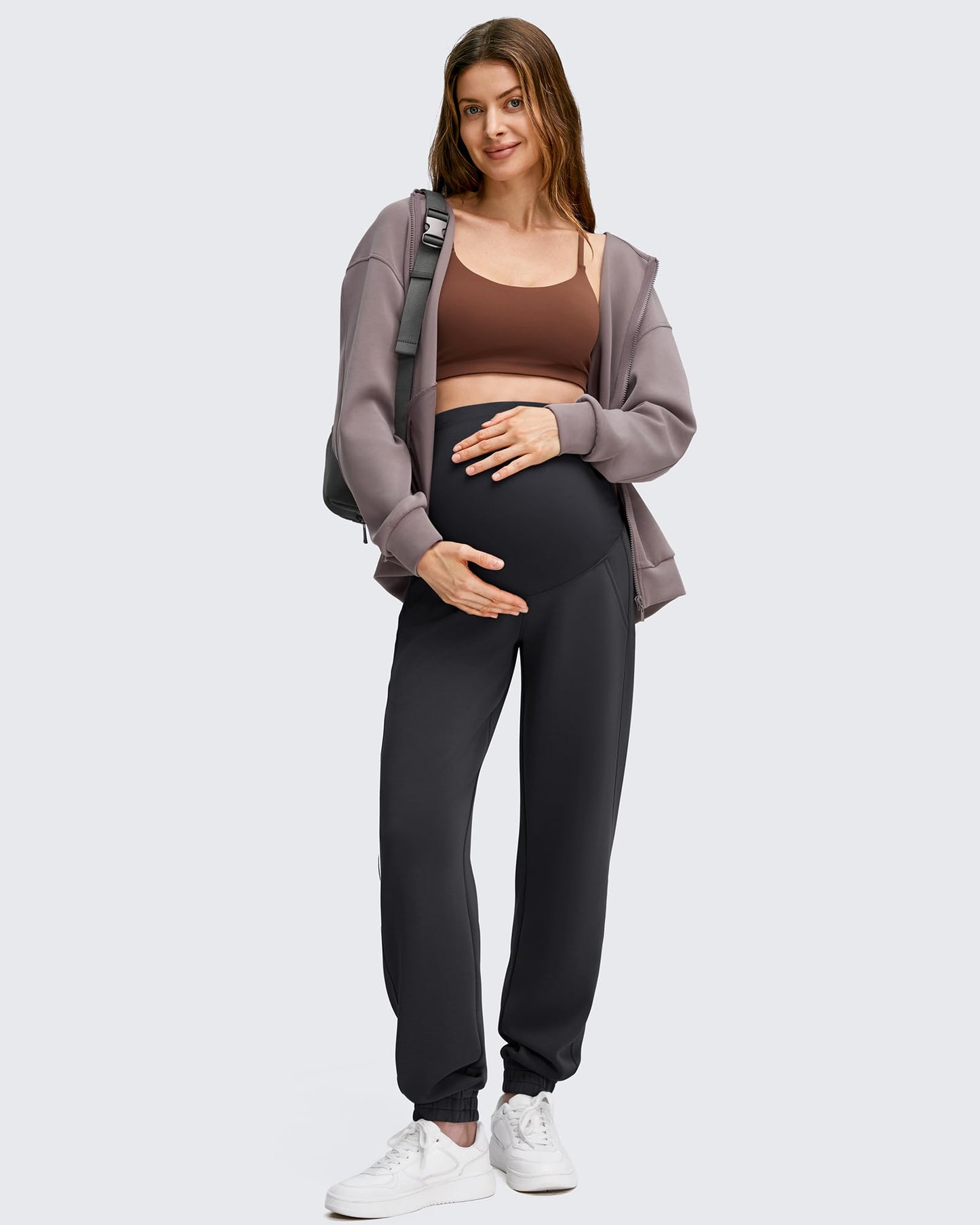 Pantalones deportivos tipo jogger Smoofit con bolsillos sobre el vientre