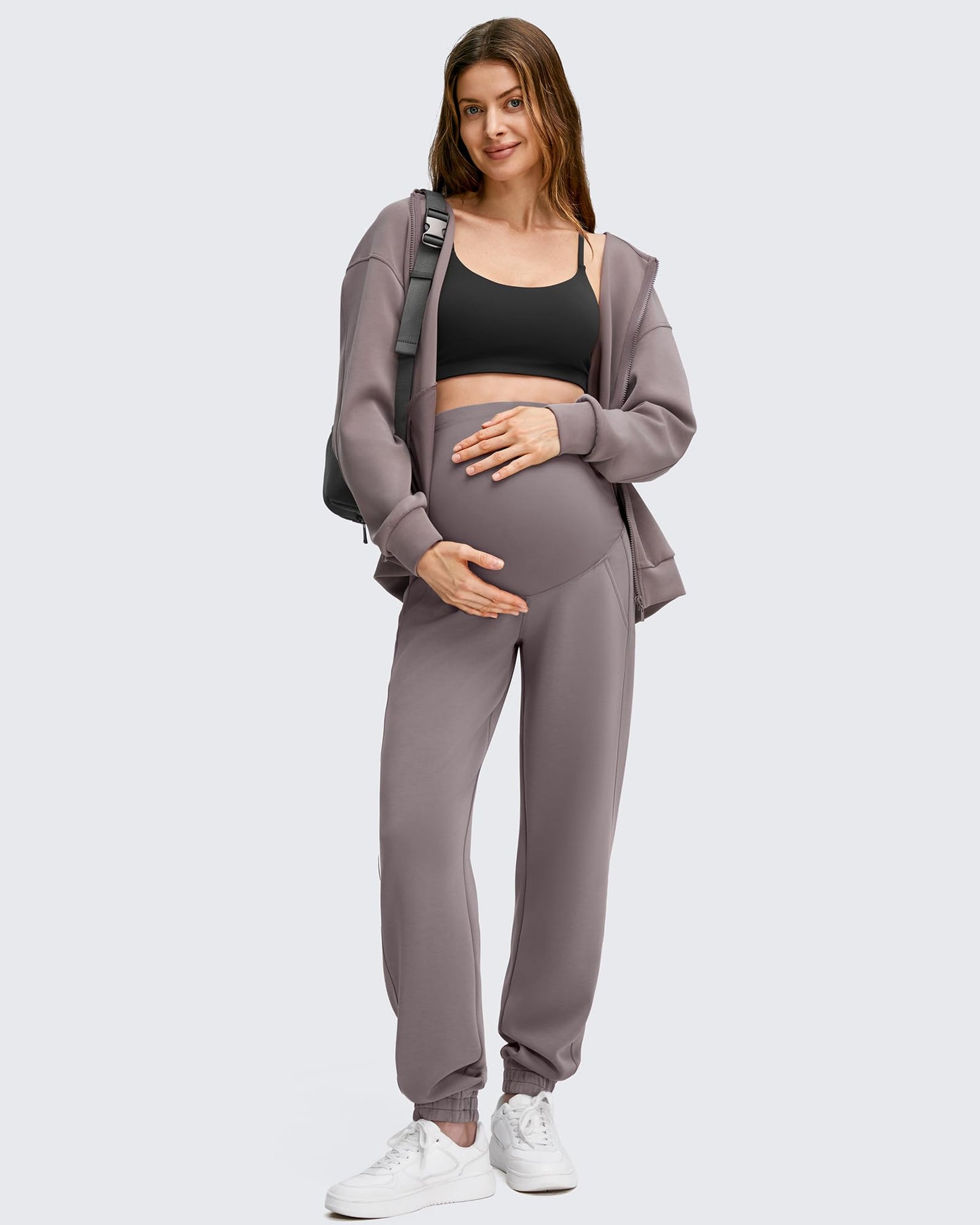 Pantalones deportivos tipo jogger Smoofit con bolsillos sobre el vientre