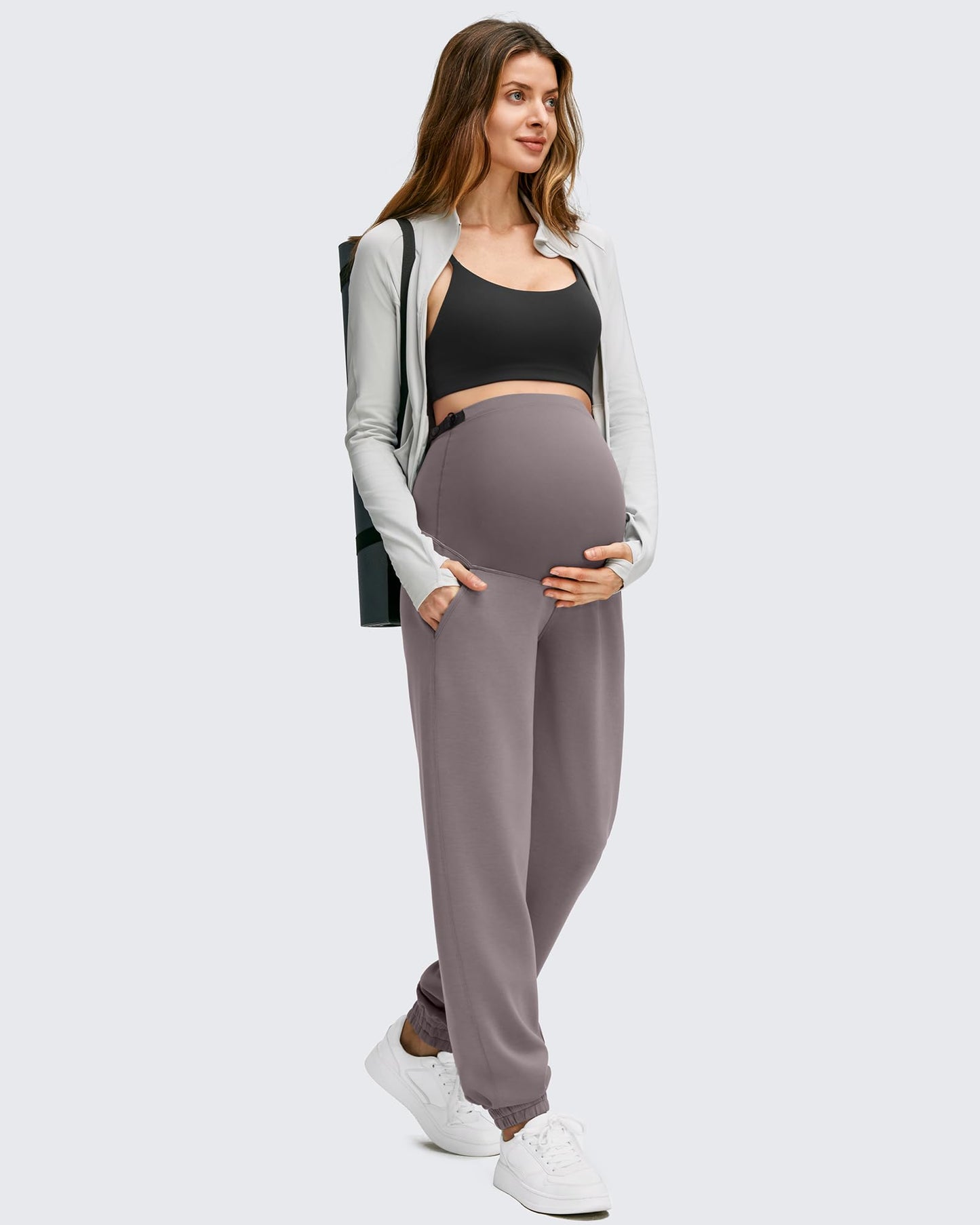 Pantalones deportivos tipo jogger Smoofit con bolsillos sobre el vientre