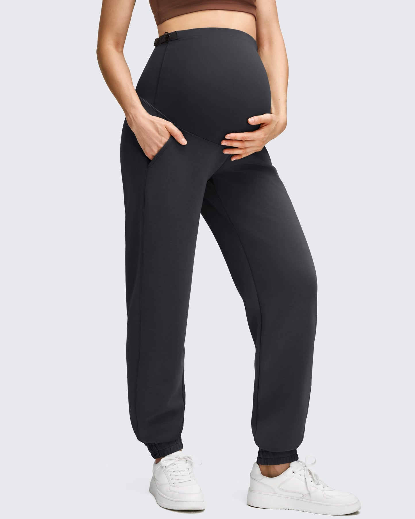 Pantalones deportivos tipo jogger Smoofit con bolsillos sobre el vientre