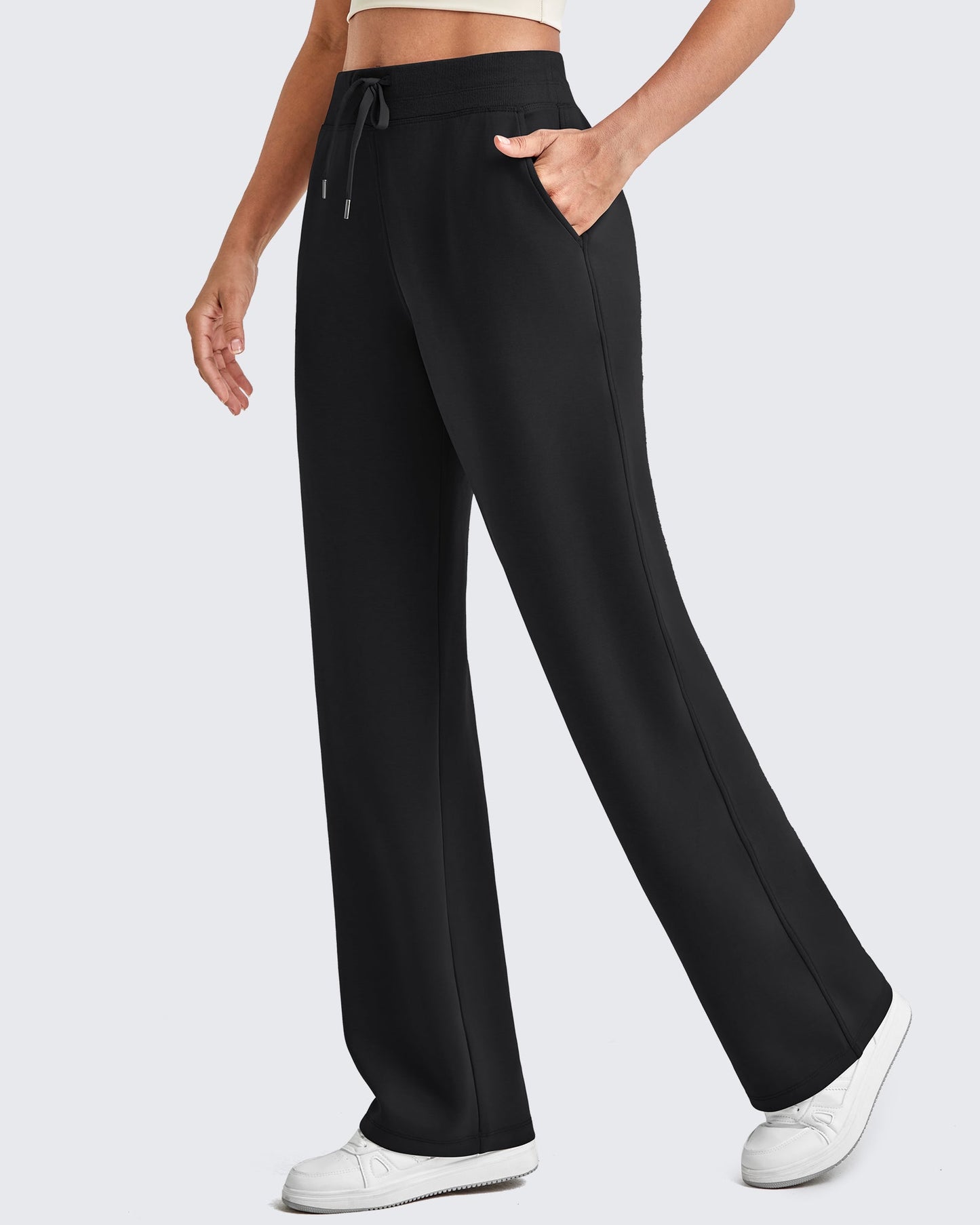 Pantalones de chándal de pierna ancha con cordón elástico Smoofit