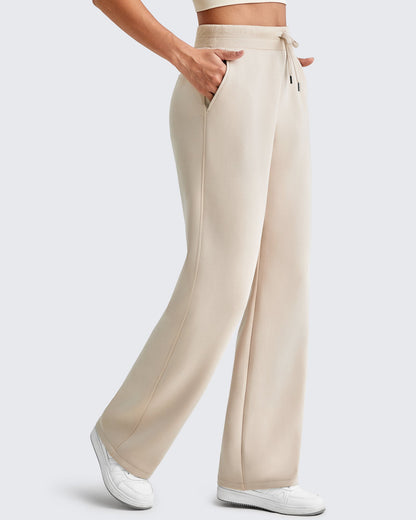 Pantalones de chándal de pierna ancha con cordón elástico Smoofit