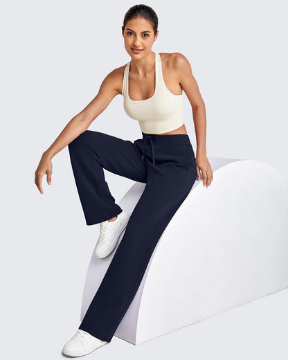 Pantalones de chándal de pierna ancha con cordón elástico Smoofit