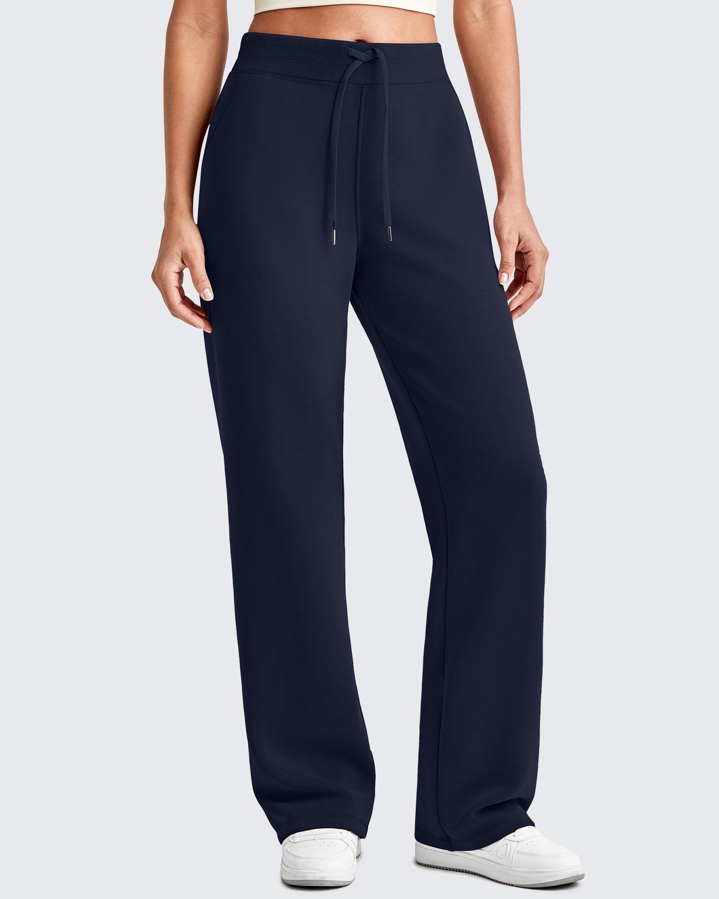 Pantalones de chándal de pierna ancha con cordón elástico Smoofit