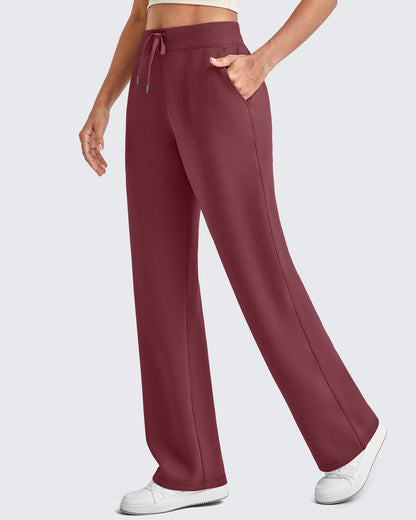 Pantalones de chándal de pierna ancha con cordón elástico Smoofit