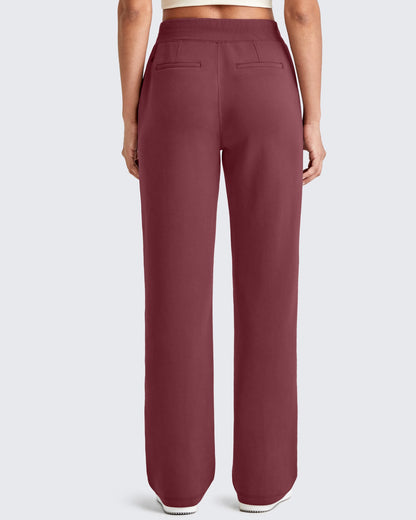 Pantalones de chándal de pierna ancha con cordón elástico Smoofit