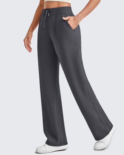 Pantalones de chándal de pierna ancha con cordón elástico Smoofit