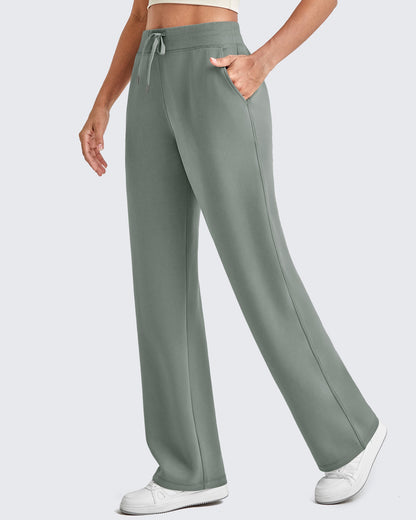 Pantalones de chándal de pierna ancha con cordón elástico Smoofit