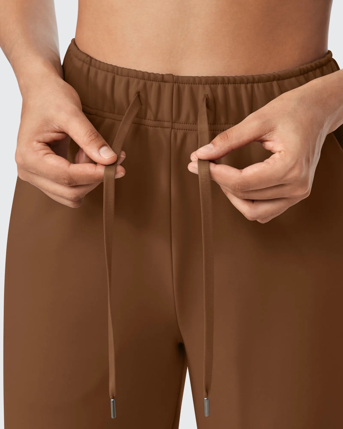 Pantalones casuales con cordón, forro polar EverGoing Loose, tiro regular