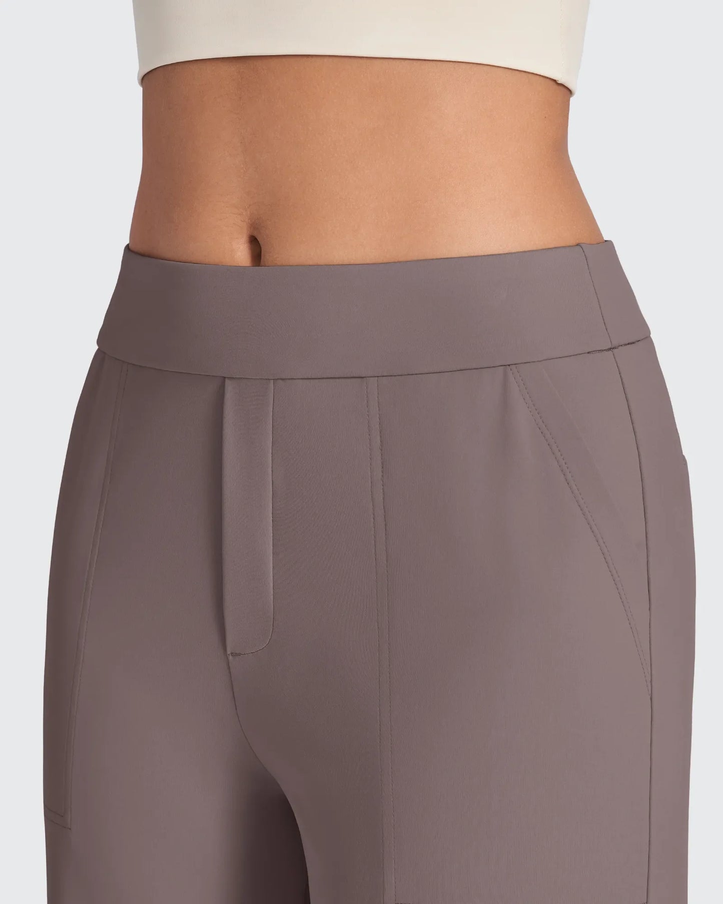 Pantalones de vestir rectos de talle alto ShiftReady