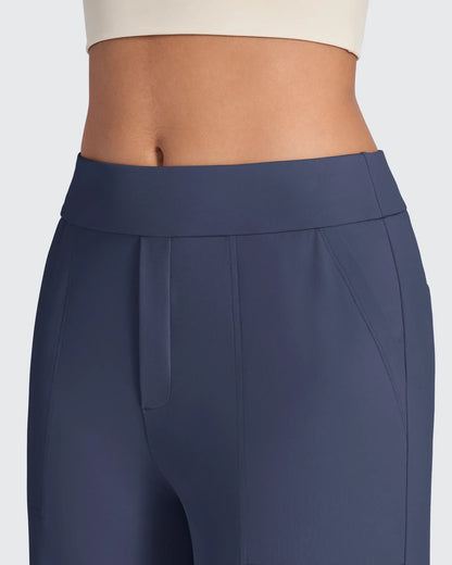 Pantalones de vestir rectos de talle alto ShiftReady - Largo regular