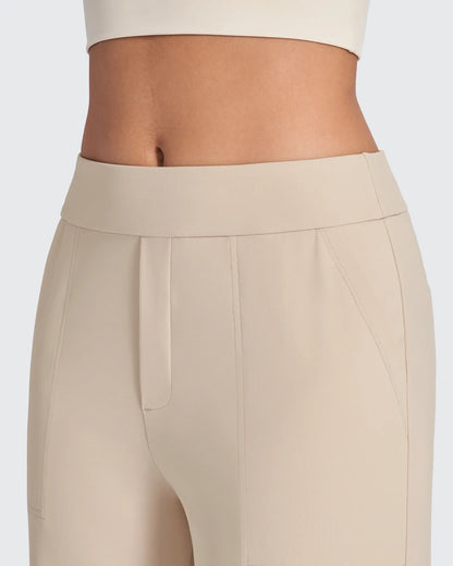 Pantalones de vestir rectos de talle alto ShiftReady Tall
