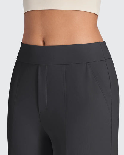 Pantalones de vestir rectos de talle alto ShiftReady
