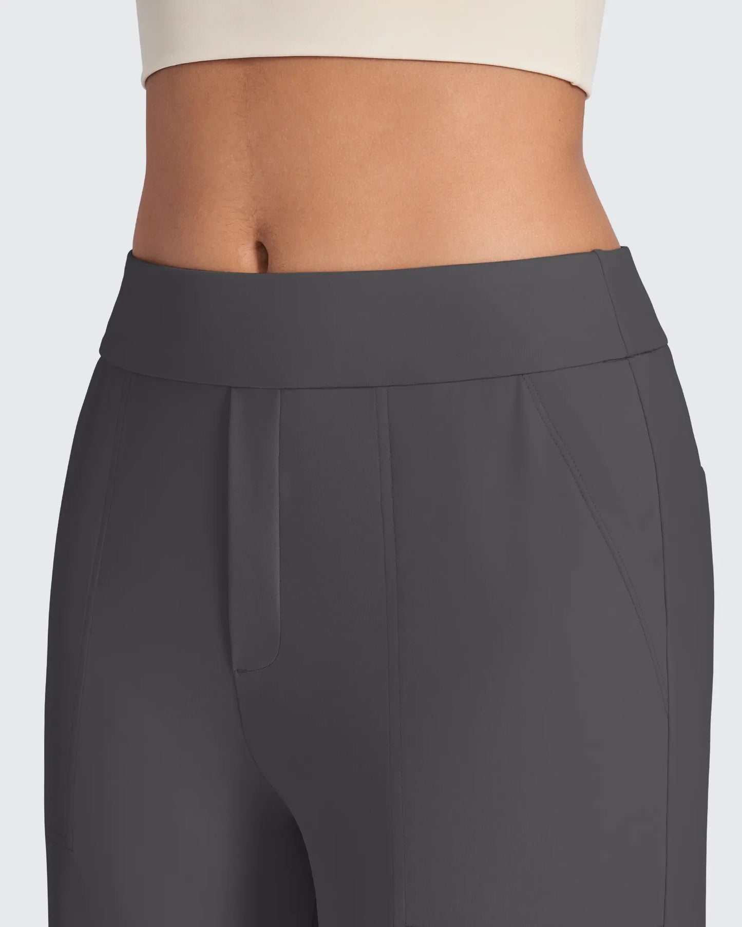Pantalones de vestir rectos de talle alto ShiftReady - Largo regular