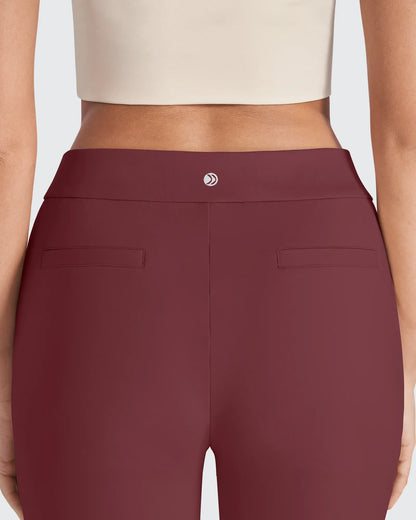 Pantalones de vestir rectos de talle alto ShiftReady - Largo regular