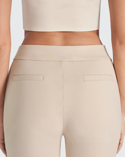 Pantalones de vestir rectos de talle alto ShiftReady Petite