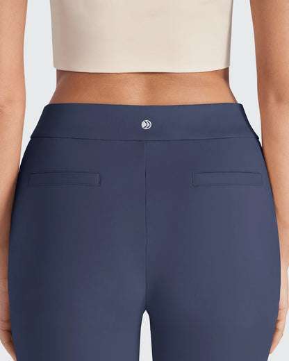 Pantalones de vestir rectos de talle alto ShiftReady