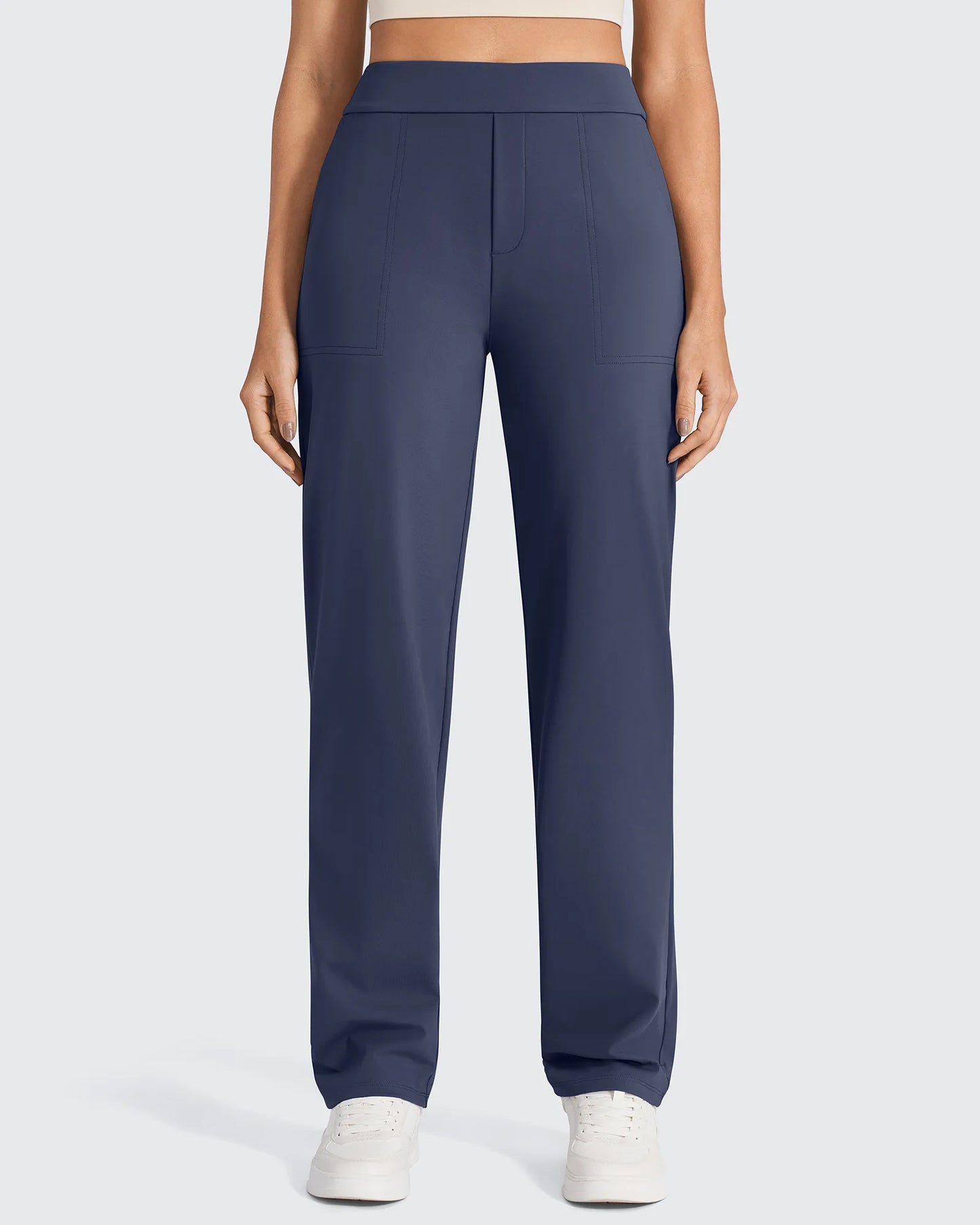 Pantalones de vestir rectos de talle alto ShiftReady Tall