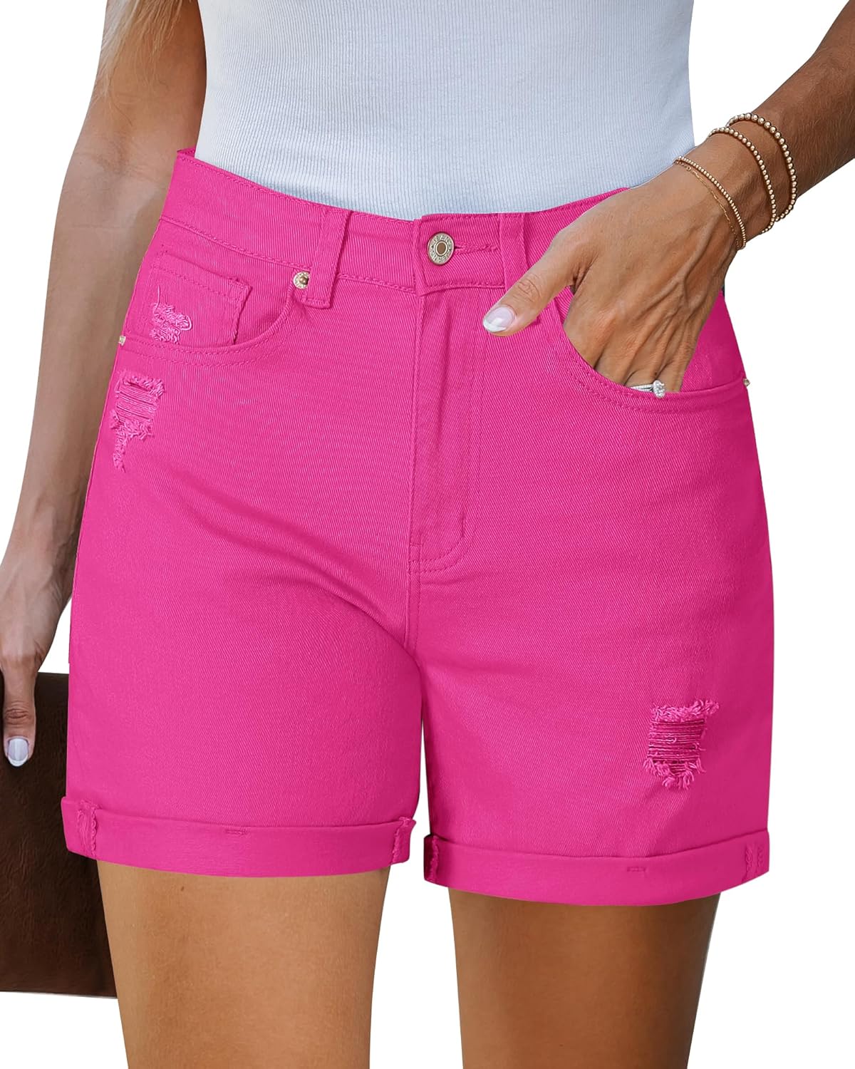 Pantalones cortos vaqueros