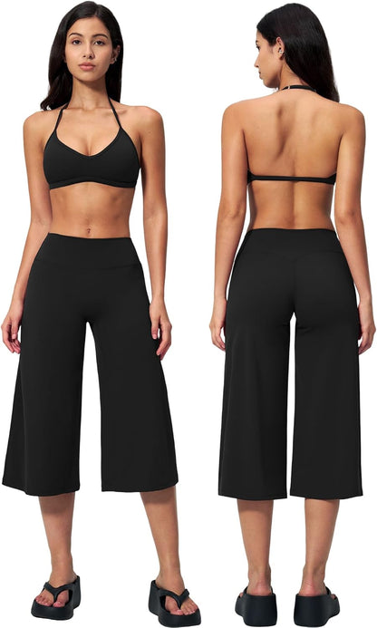 New Yoga Tank Top High Waist Quick-Dry Casual Mid-Length Pants Running Outdoor Athletic Sportswear Yoga Set for Women