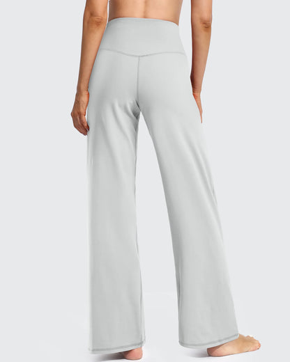 Pantalones Anchos de Mujer para Yoga con Bolsillos Largos