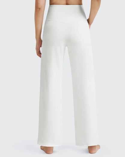 Pantalones Anchos de Mujer para Yoga con Bolsillos Largos