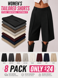 🔥8-PACK (Black + Dark Gray + Brown + Light Gray + Cream + Burgundy + Navy + Beige)