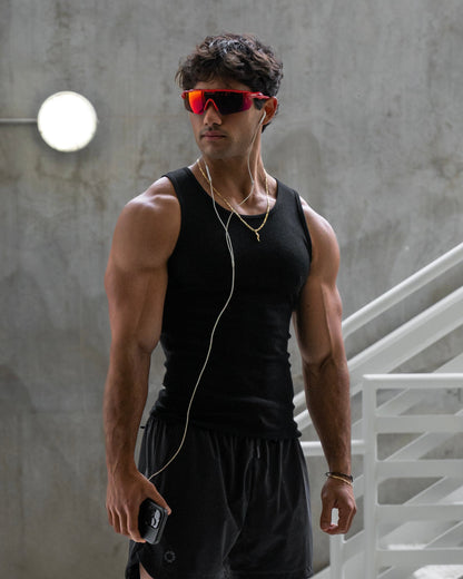 (3-Pack)Premium Ultra-Soft Cotton Fitted Tank