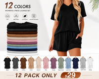 20 PACK(Black + Dark Gray + Coffee + Khaki + Apricot + Pink + Purple + Sage Green + Light Blue + Navy + Light Gray + White)