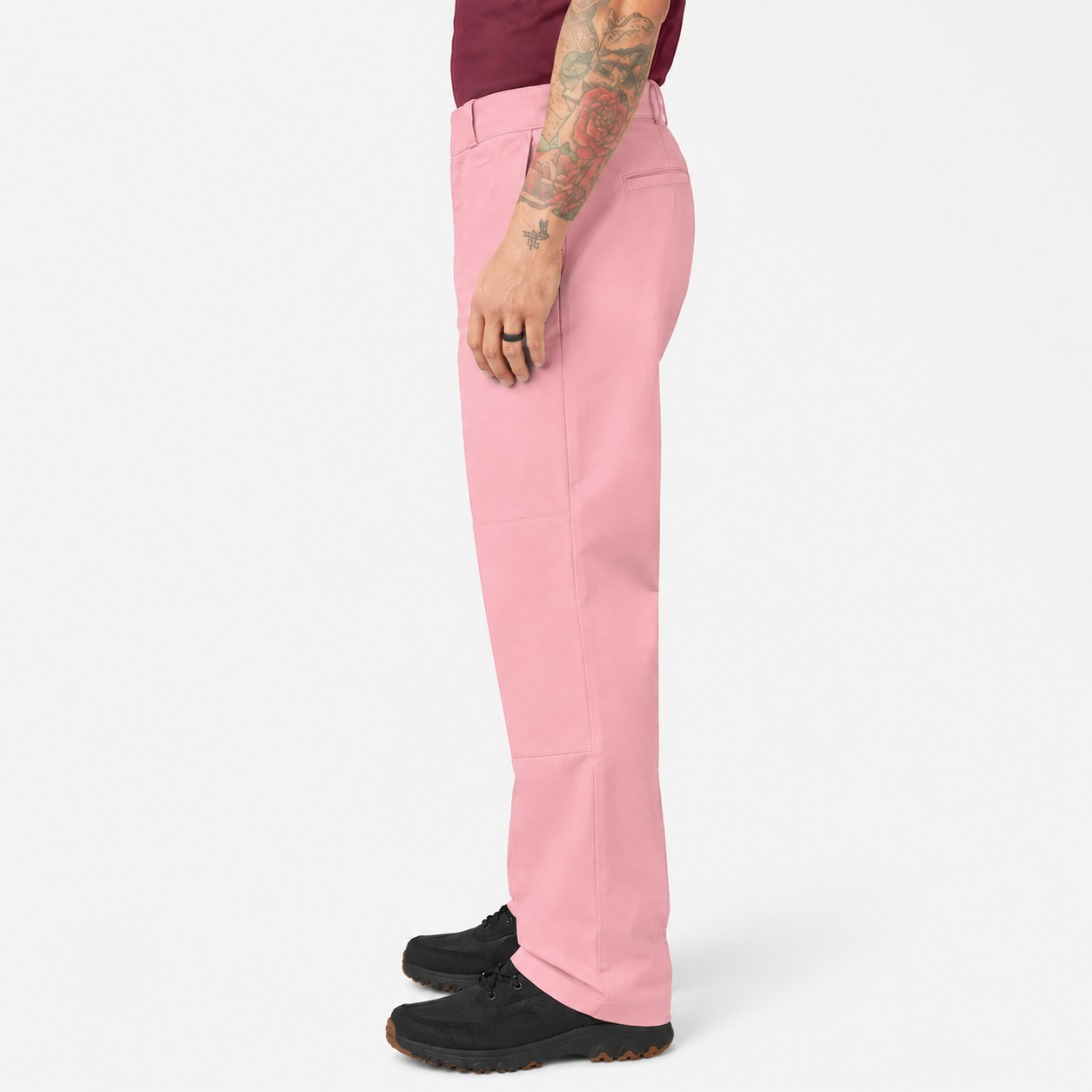 Loose Fit Double Knee Work Pants