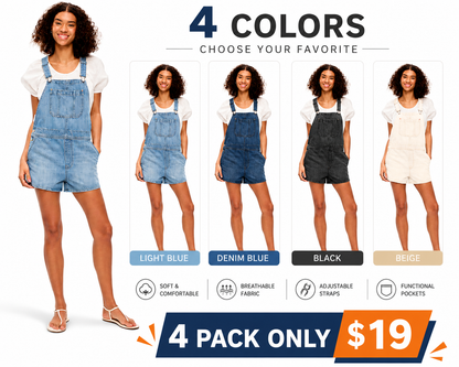 Women's Baggy Shortalls