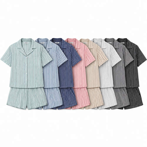 Women's Poplin Pajama Short Set