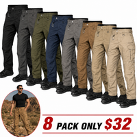 8 PACK(Black + Charcoal Gray + Olive Green + Navy Blue + Gray + Coyote Brown + Khaki + Sand Beige)