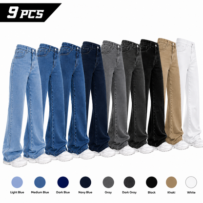 Women's High Waist Cargo Jeans Flap Pocket Baggy Cargo Pants