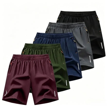 (5-Pack)Men's 5-Pack Quick-Dry Athletic Shorts