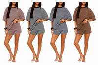 Oversized T-Shirt *4pack+ Drawstring Shorts*4pack