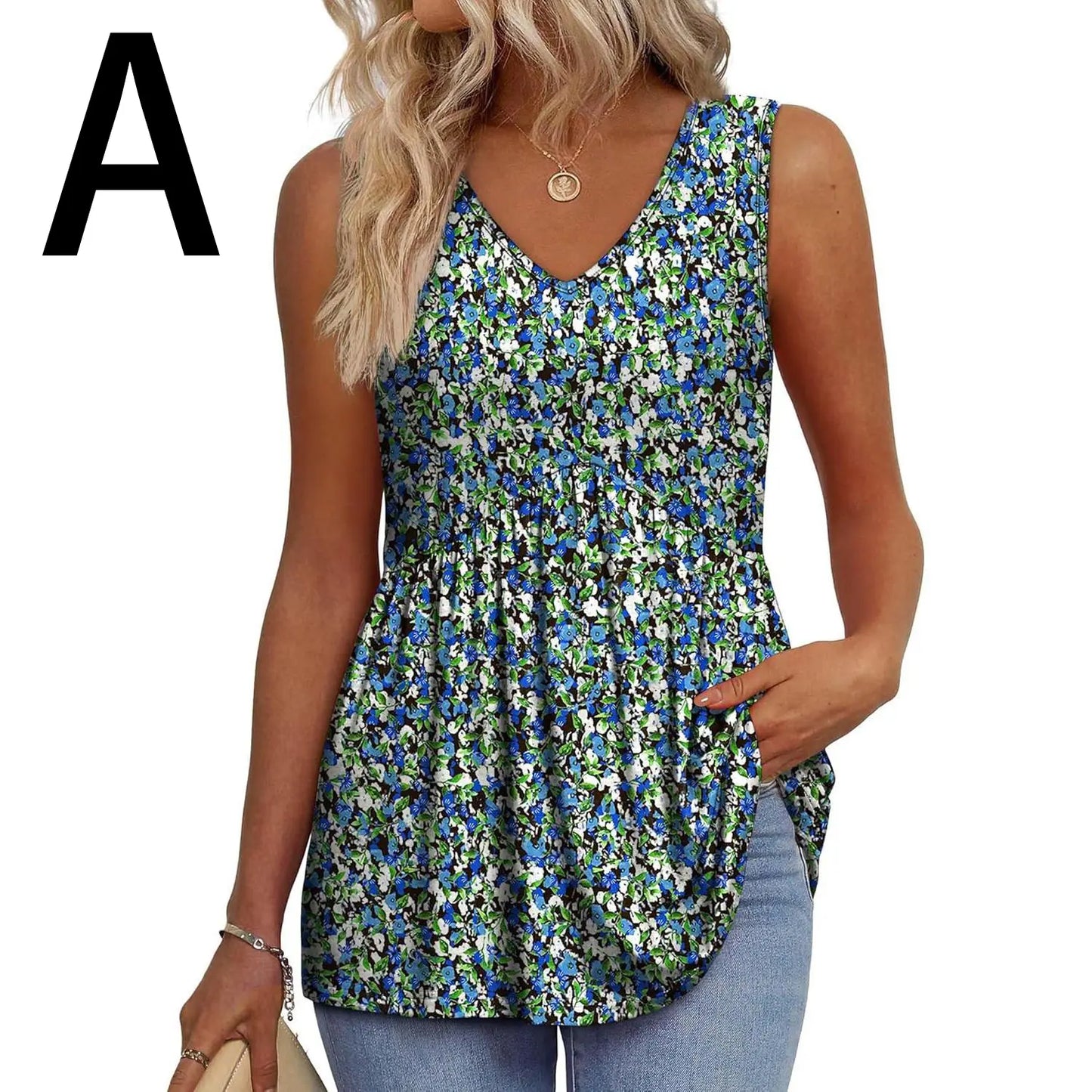 Womens Tank Tops 2026 Flowy Peplum Tops