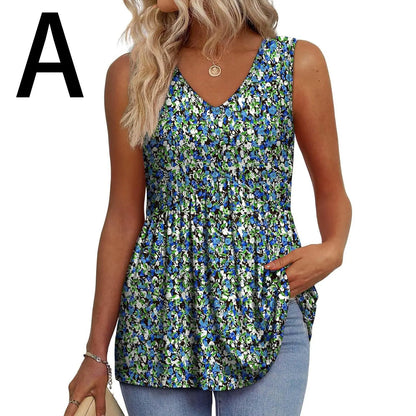 Womens Tank Tops 2026 Flowy Peplum Tops