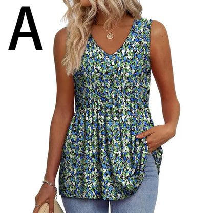 Womens Tank Tops 2026 Flowy Peplum Tops