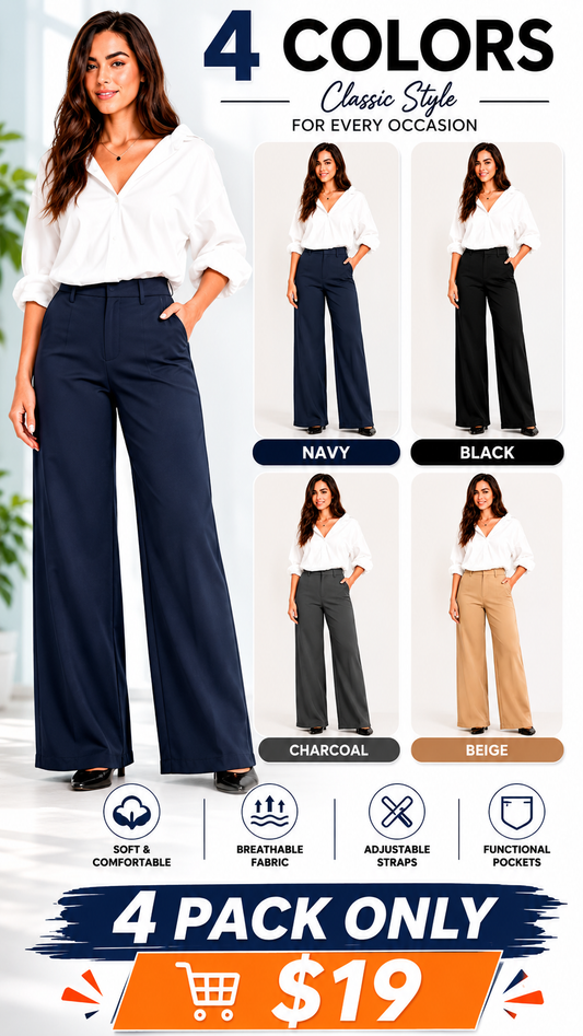 Women's High-Waisted Pixie Super Wide-Leg Pants